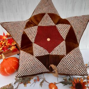 Coussin pouf automne